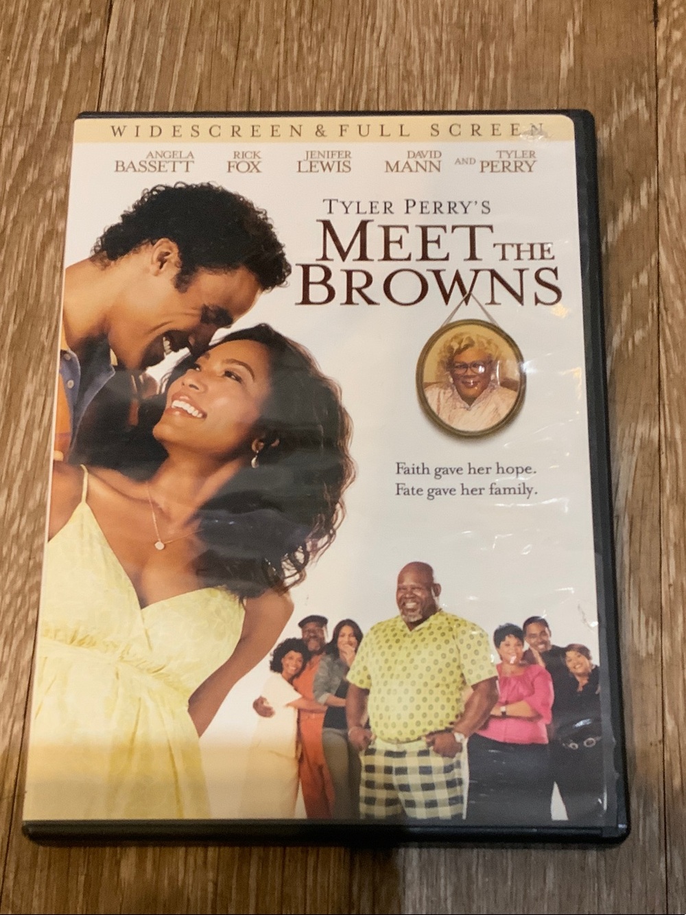 Tyler Perry's Meet the Browns DVD - Yellow & White Cover